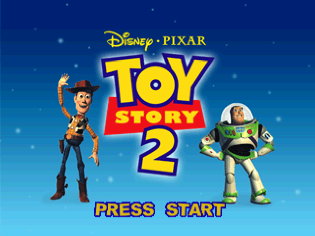 Toy Story 2 title screen for Playstation